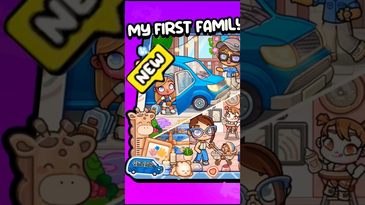 My first family update Avatar World Pazu #shorts #avatarworldupdate #avatarworldgame