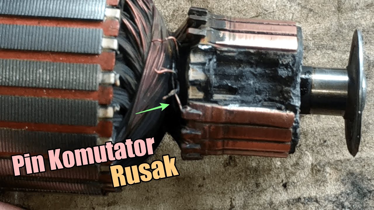 Apakah Bisa PIN Commutator Angker Rusak Diperbaiki ? | tanpa gulung ulang ?