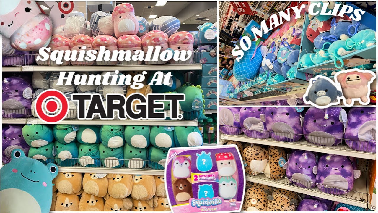 SQUISHMALLOW HUNTING at Target For A WHOLE WEEK! | BigFoot Clips, Mushrooms, & MORE!