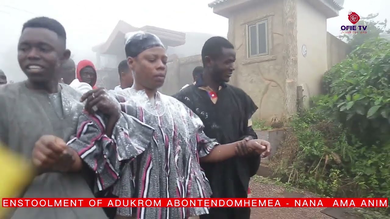 ENSTOOLMENT OF NANA AMA ANIM AS ADUKROM #ABONTENDOMHEMEA