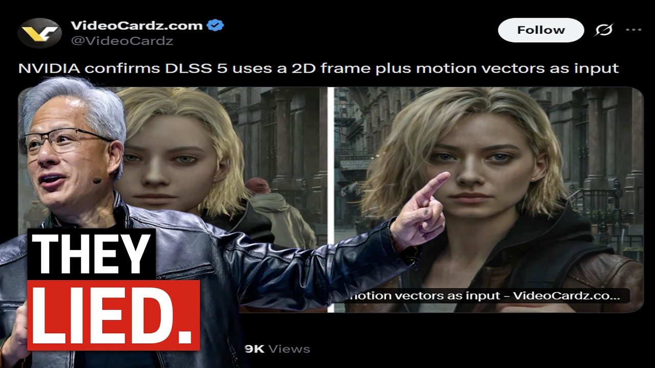 Технология Nvidia DLSS 5 разоблачена: они солгали, и разработчики игр это ненавидят.