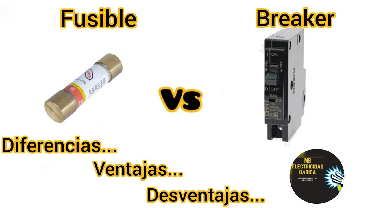 Diferencias de un fusible y un interruptor termomagn&eacute;tico.