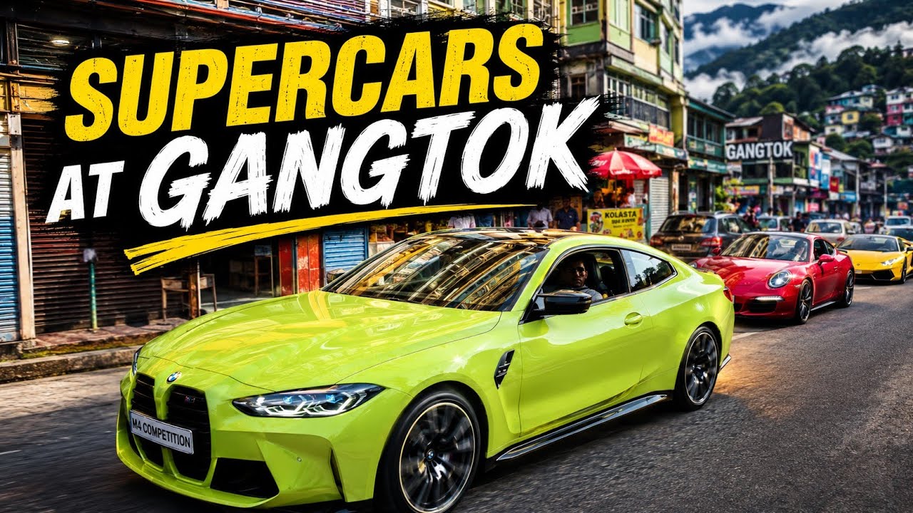 Supercars at Gangtok 🏎️🚗🚀 