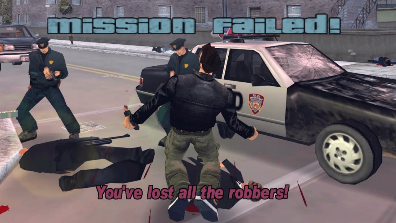 Grand Theft Auto III - Mission Failed Compilation
