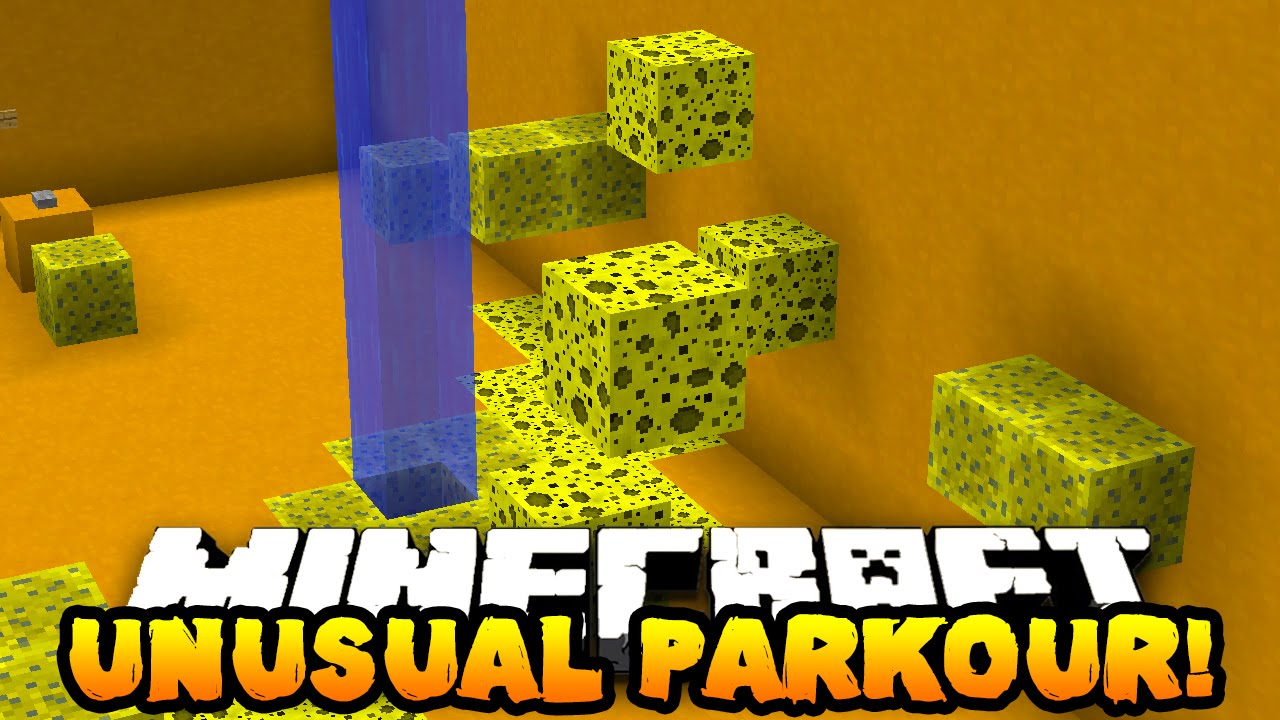 Minecraft UNUSUAL PARKOUR! (Custom Parkour Map) | w/PrestonPlayz