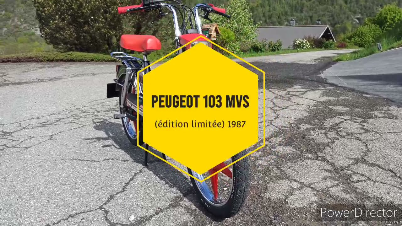 Mobylette Peugeot 103 MVS 1987 (édition limitée Peugeot 103)