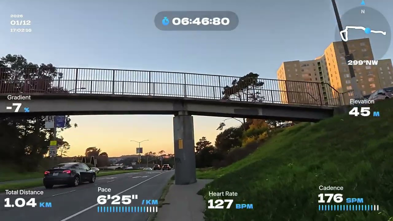 1/12/2026 Afterwork Evening 5K Run