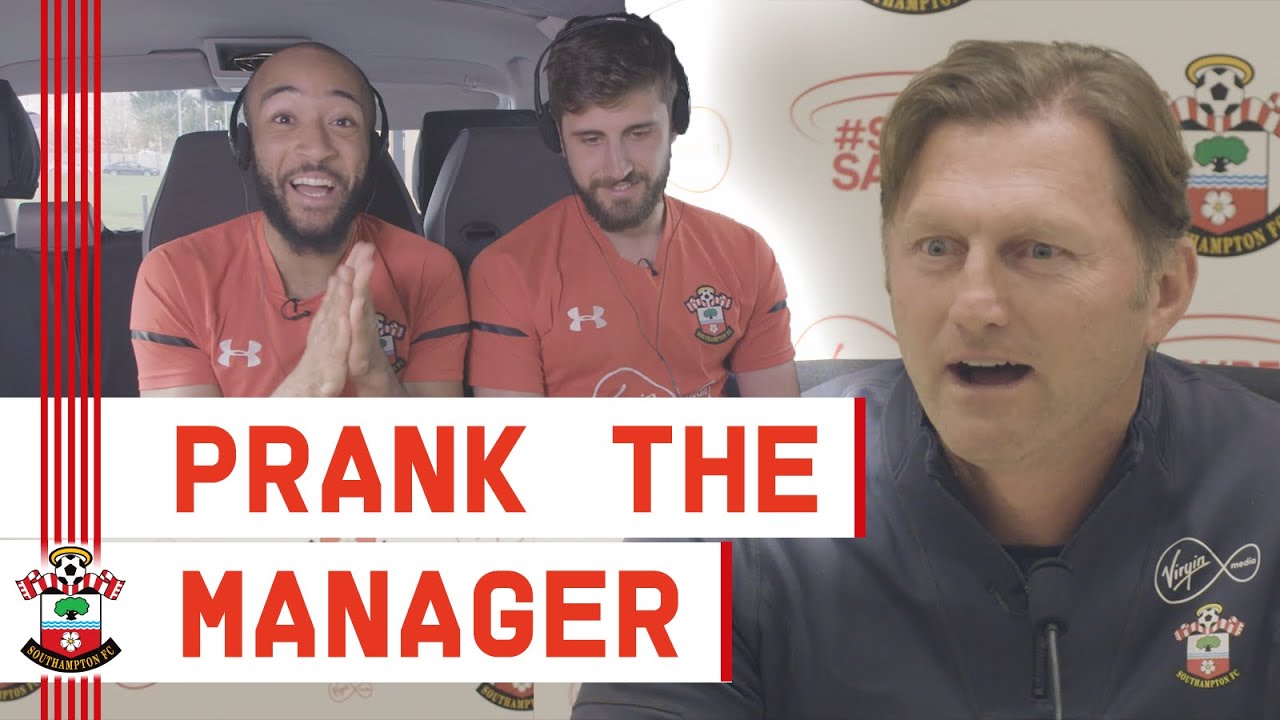 #SuperSaints | Southampton boss Ralph Hasenh&uuml;ttl faces the Virgin Media kids press conference