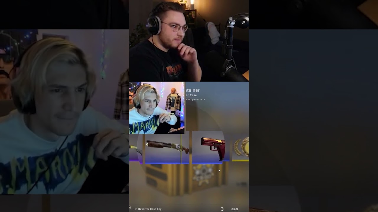 ohnePixel reacts to XQC opening the best KNIFE