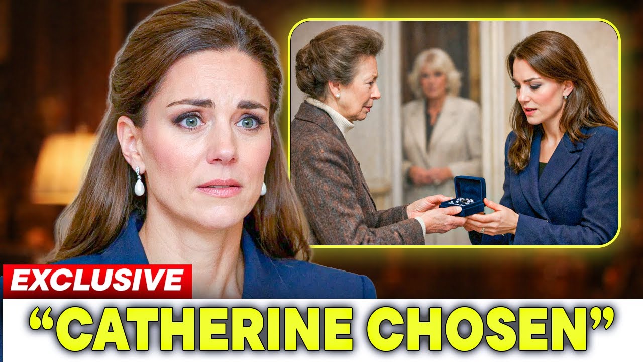 Princess Anne Quietly Hands Catherine Queen Elizabeth’s Hidden Sapphire Set — Camilla Left Outside