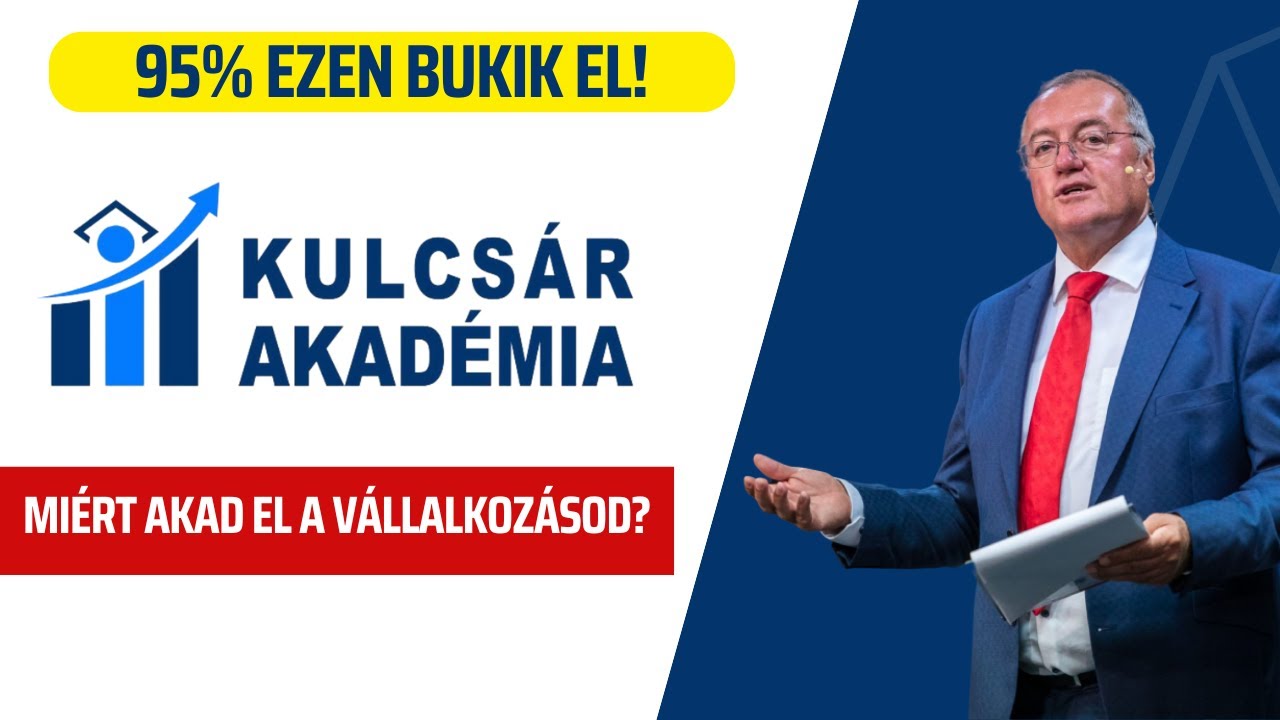 Miért buksz el a vállalkozóként? - Mutatom, hogyan oldd meg!