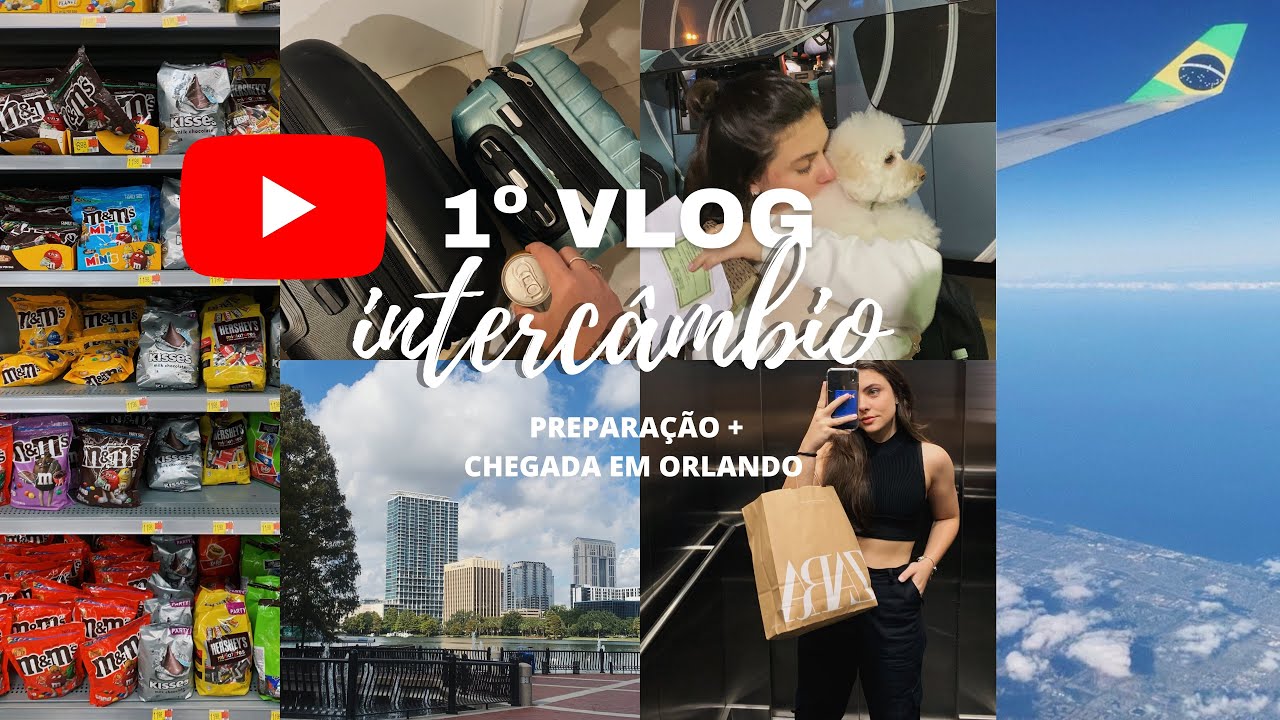 1º VLOG INTERCÂMBIO | preparação + chegada em Orlando, Fl