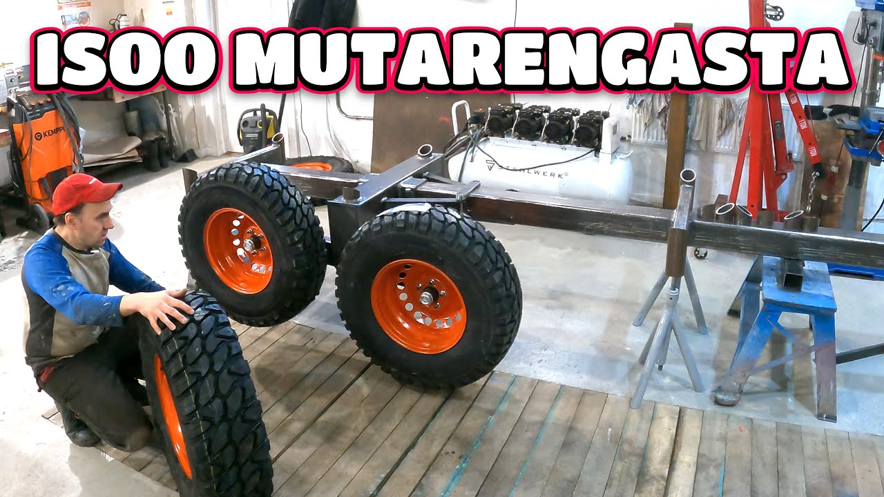 Rakennetaan Metsäkärry - Runkoa lisää & Renkaat alle | OSA3