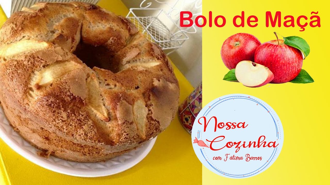 Bolo de Maçã com Casquinha Crocante