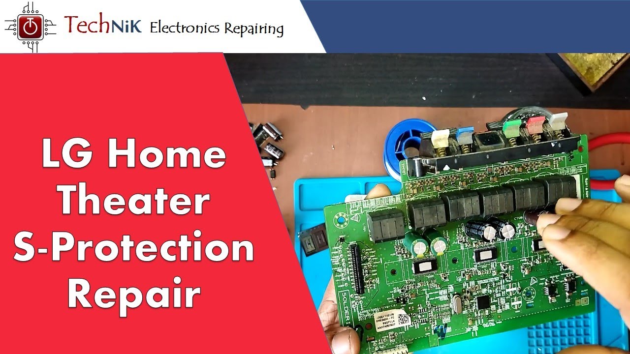 LG හෝම් තියෙටෙර් එක හදමු.../LG Home Theater S-Protection Repair