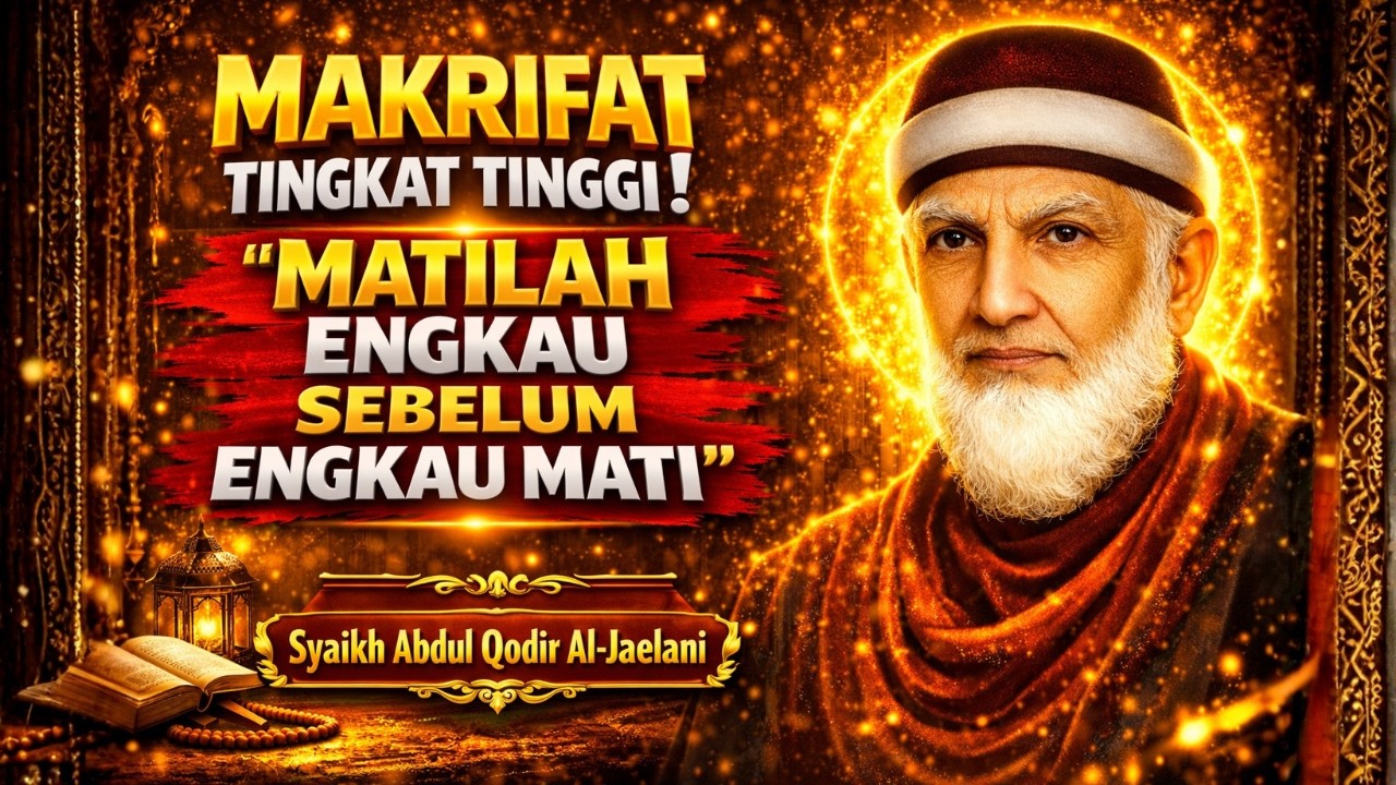 DIJAMIN HATI TENANG SETELAH TONTON INI‼️Ilmu Makrifat Syekh Abdul Qodir untuk Melepas Beban Hidup