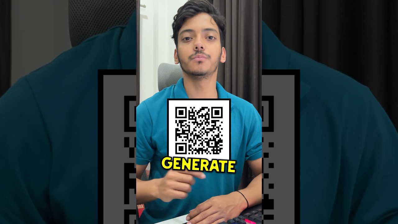 Generate QR For Every Purpose 🔥✅😍 #pc #shorts