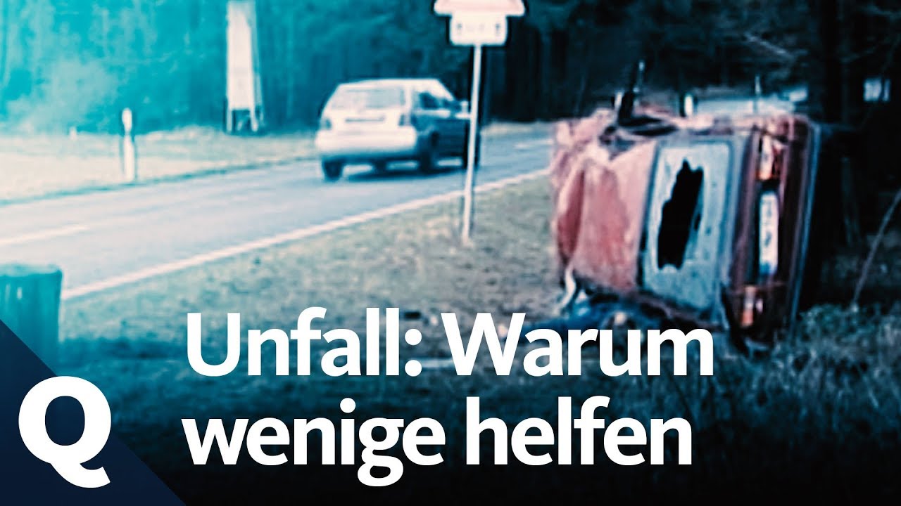 Autounfall: Warum viele einfach weiter fahren | Quarks