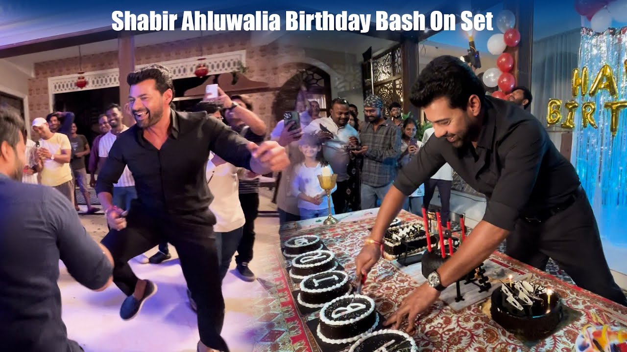 Shabir Ahluwalia Birthday Celebration On Ufff…Yeh Love Hai Mushkil On Set