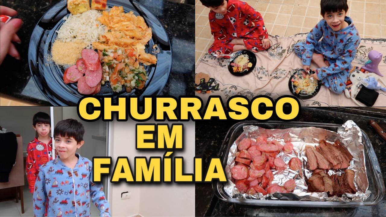 PREPARANDO O CHURRASCO PARA A FAMÍLIA, MESMO SEM ÁGUA | PREPARANDO O ALMOÇO