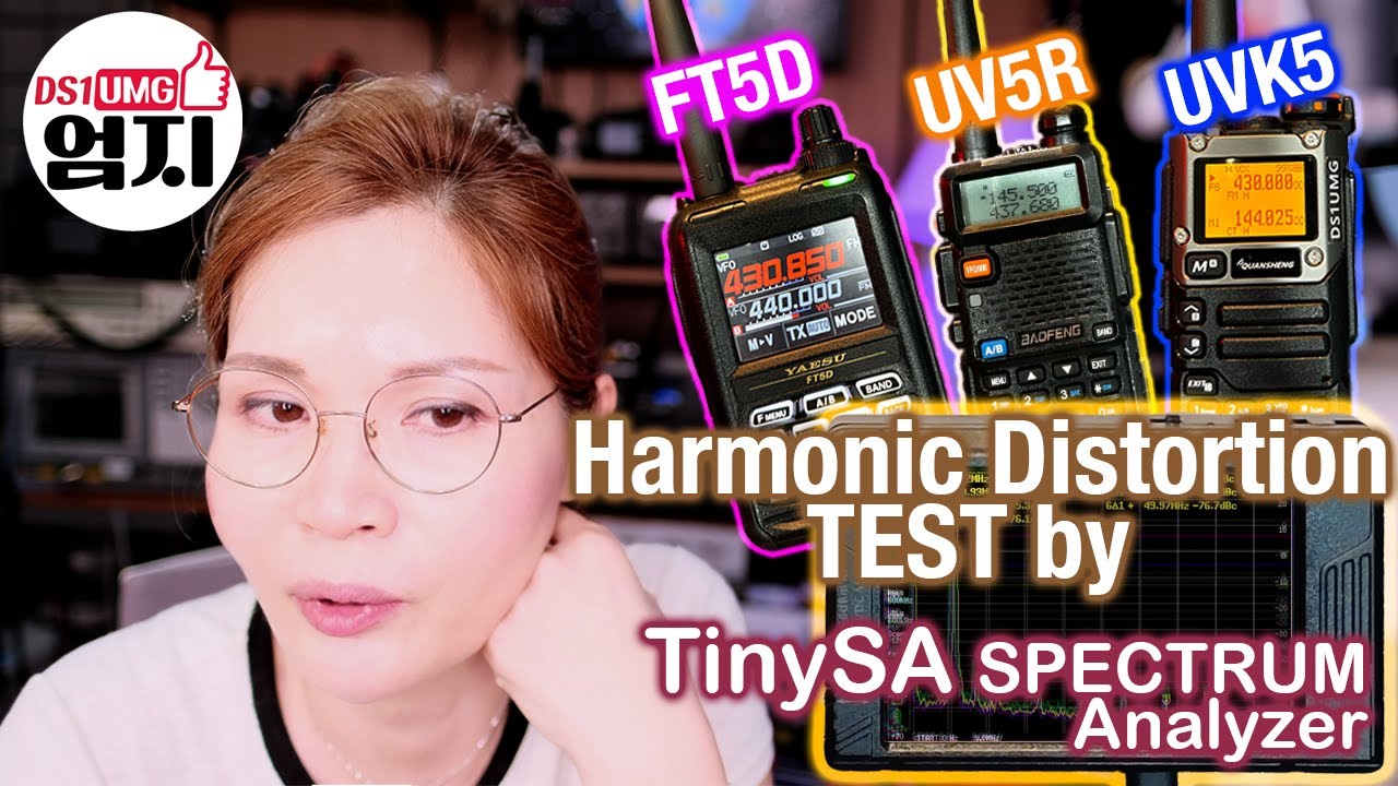 TinySA Spectrum Analyzer ,Harmonic Distortion TEST #3