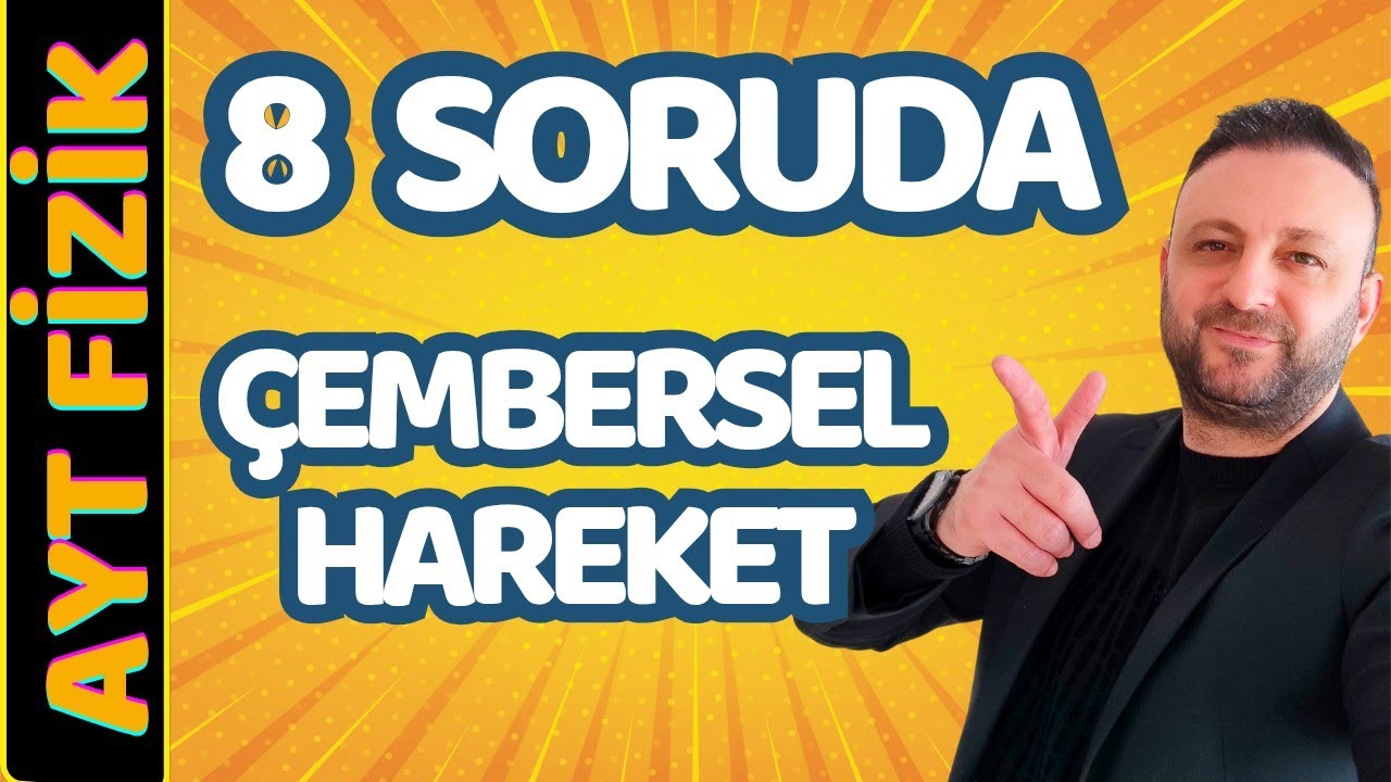 8 SORUDA DÜZGÜN ÇEMBERSEL HAREKET | PDF | AYT Fizik Sorularla Full Tekrar
