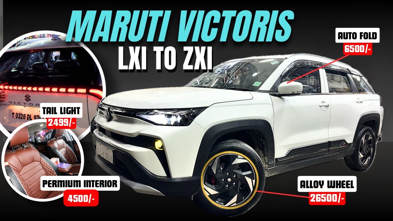 MARUTI VICTORIS BASE TO TOP MODIFIED WITH PRICING 😱 VICTORIS LXI MODIFICATION ✅ VICTORIS MODIFIED