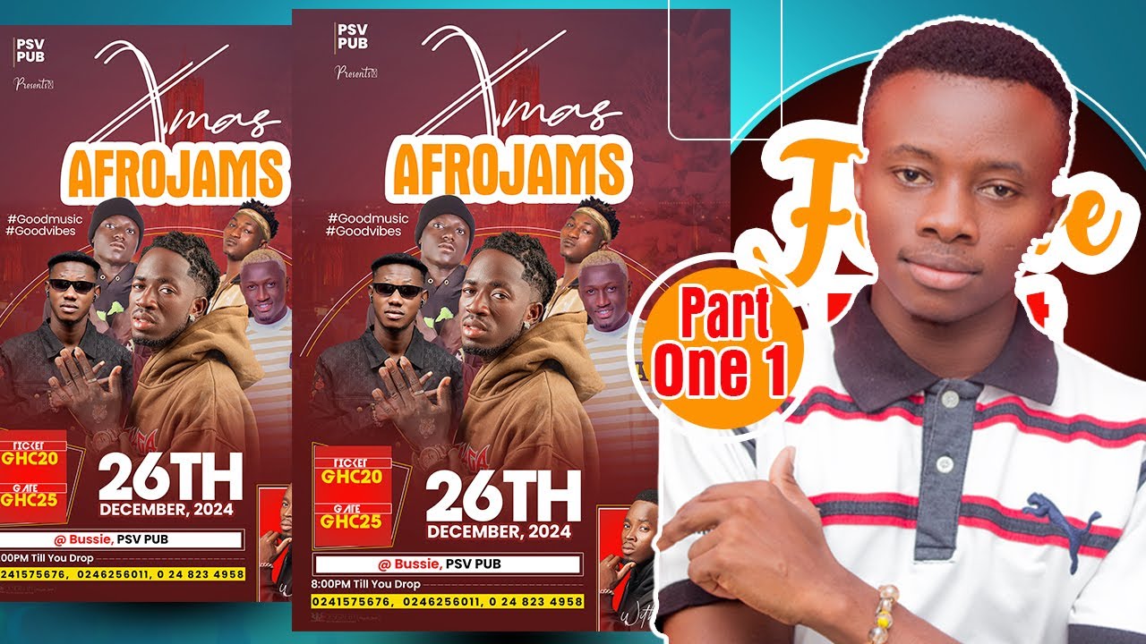 Create the BEST Musical Event Flyer  with Adobe Photoshop!