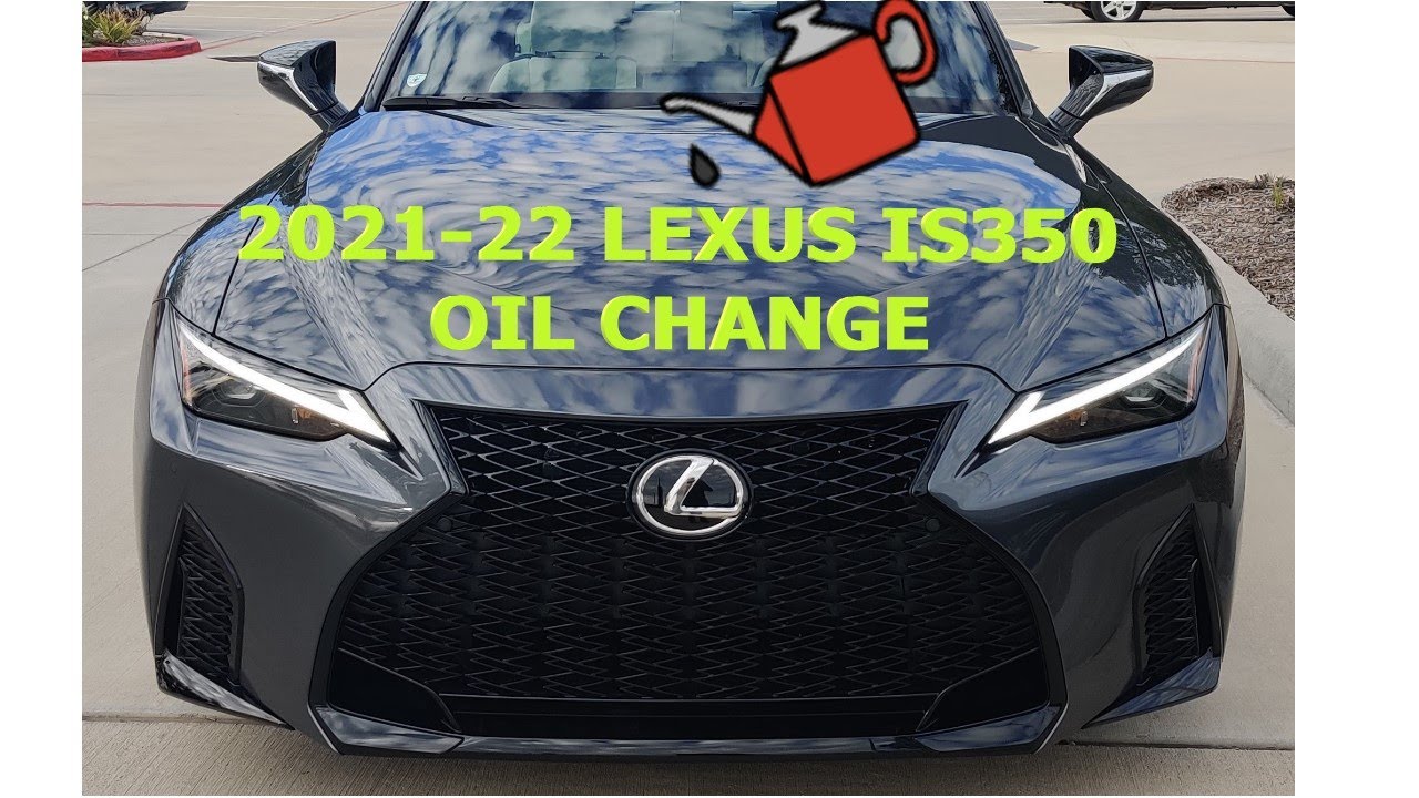 Замена масла в Lexus IS350 2021–2022 годов