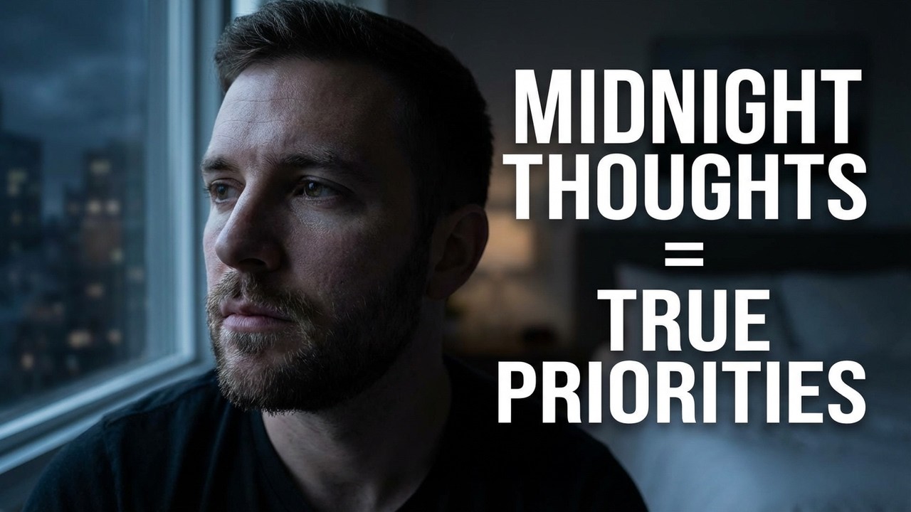 Your Midnight Thoughts Reveal Your True Priorities