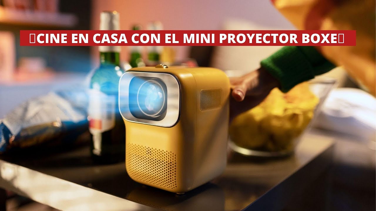 🎥CINE EN CASA: EL MINI PROYECTOR PORTÁTIL BOXE🎬