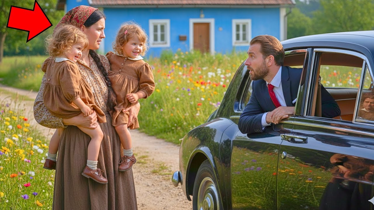 La contadina accoglie gemelle smarrite… giorni dopo, una Rolls-Royce si ferma davanti alla sua casa