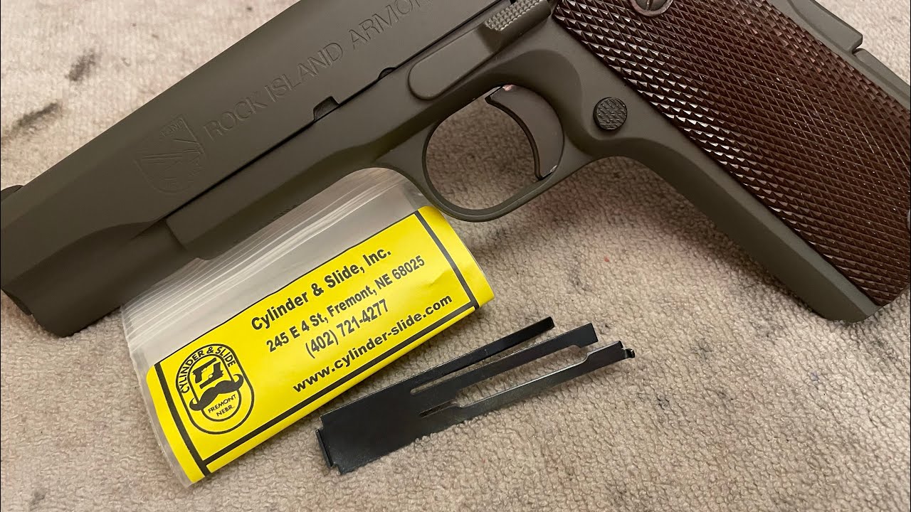 Cylinder & Slide, Inc. Light Pull Sear Spring for 1911 Pistol: A Test and Review