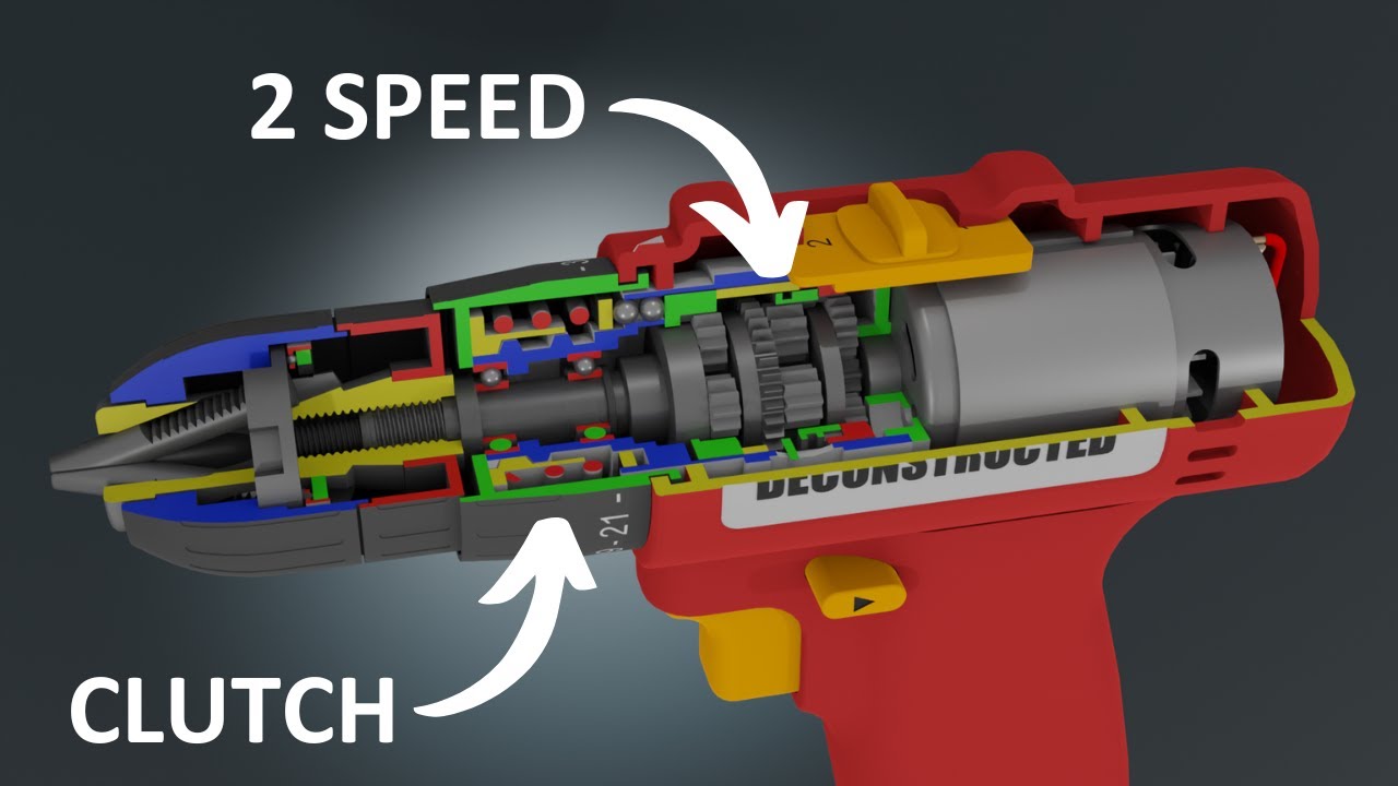 How a cordless drill works
