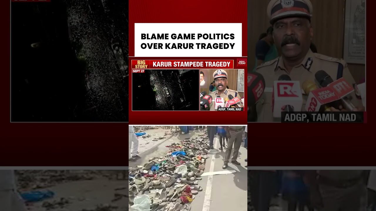 Political Blame Game Over Karur Stampede Case | India Today | #karurstampede #thalapathyvijay