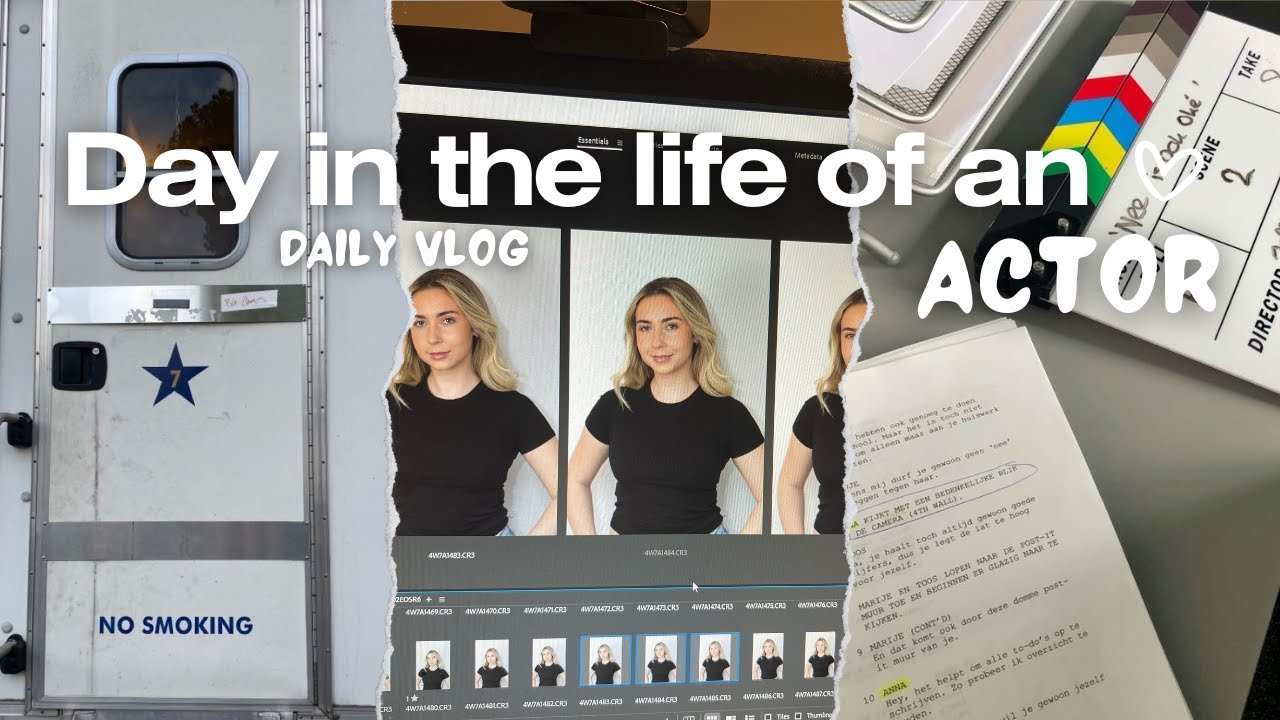day in the life of an actor | getting a background agent!