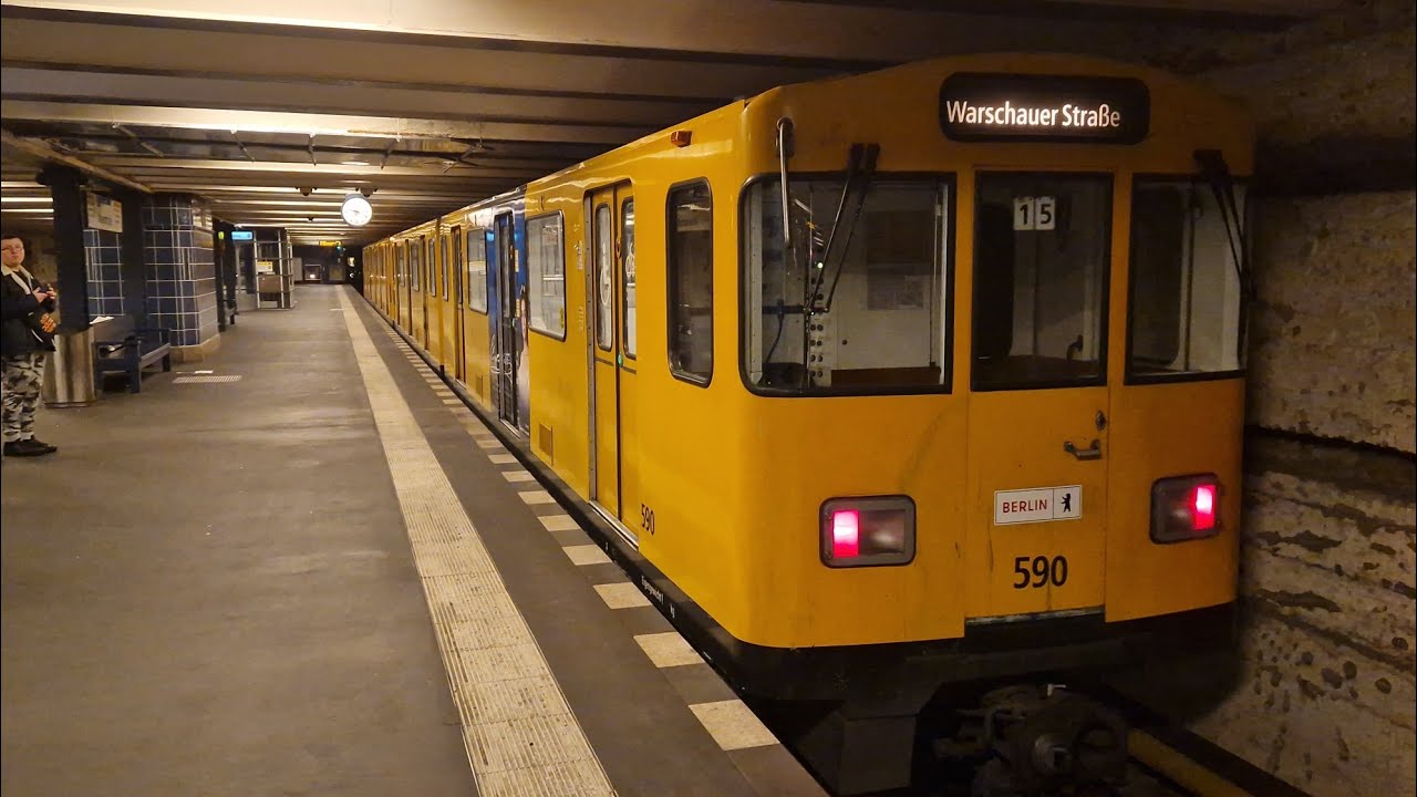 U-Bahn Berlin | Mitfahrt in der kompletten U1 von Uhlandstraße bis Warschauer Straße im A3L92 591