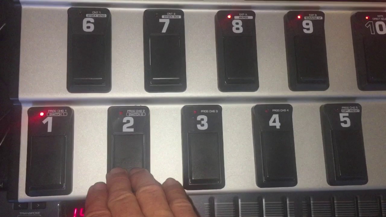 Programming FCB1010 to trigger Mainstage