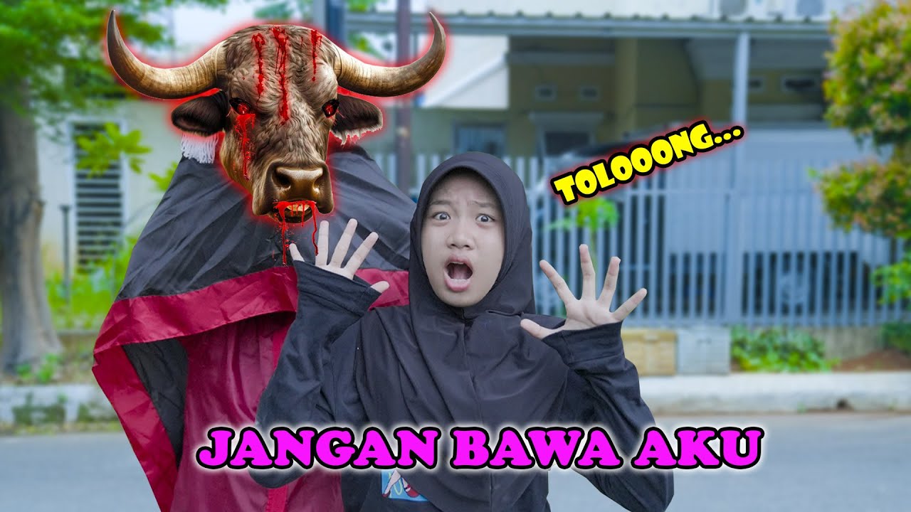 DINDA DICULIK HANTU BERKEPALA BANTENG