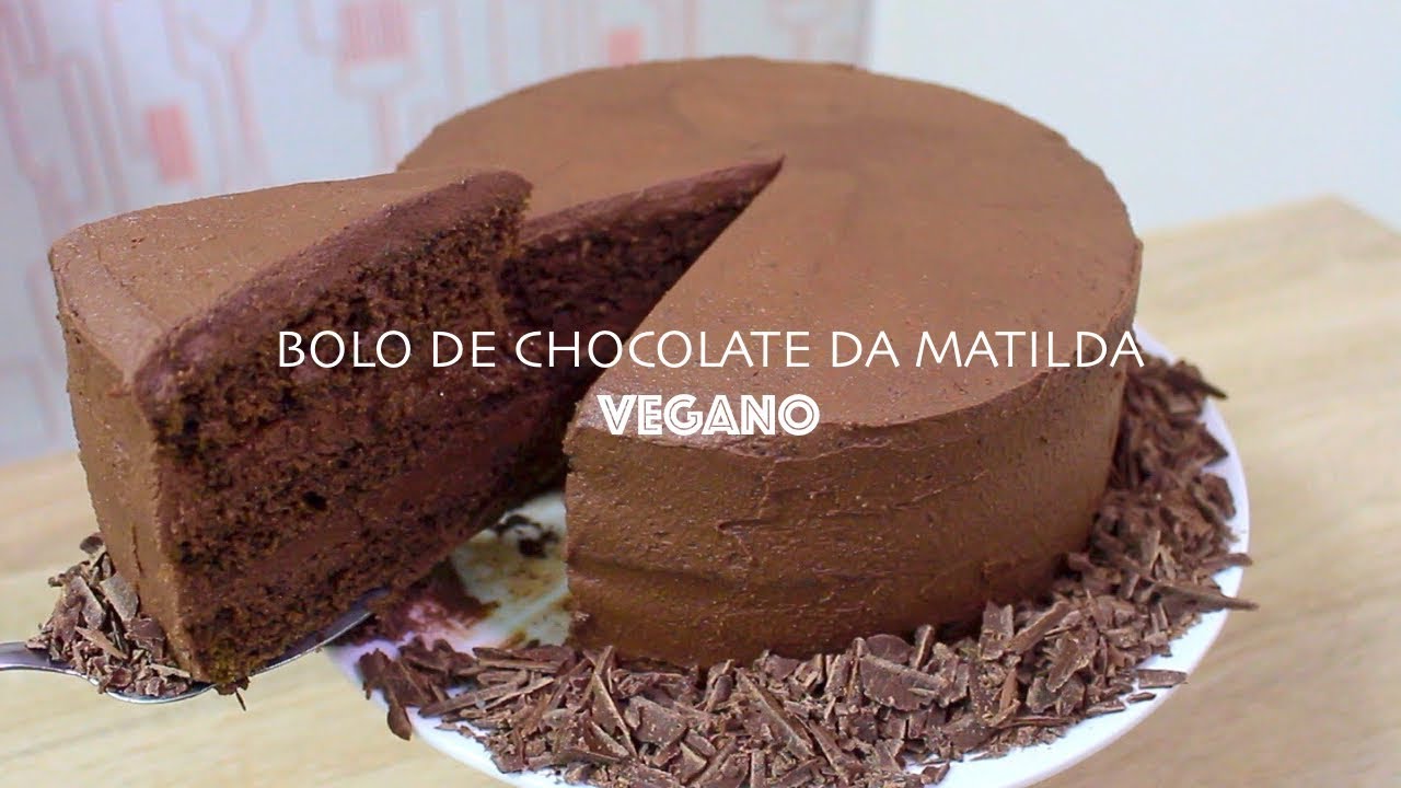 BOLO DE CHOCOLATE DA MATILDA VEGANO (SEM LACTOSE/SEM OVO) #489 | Receitas da Mussinha