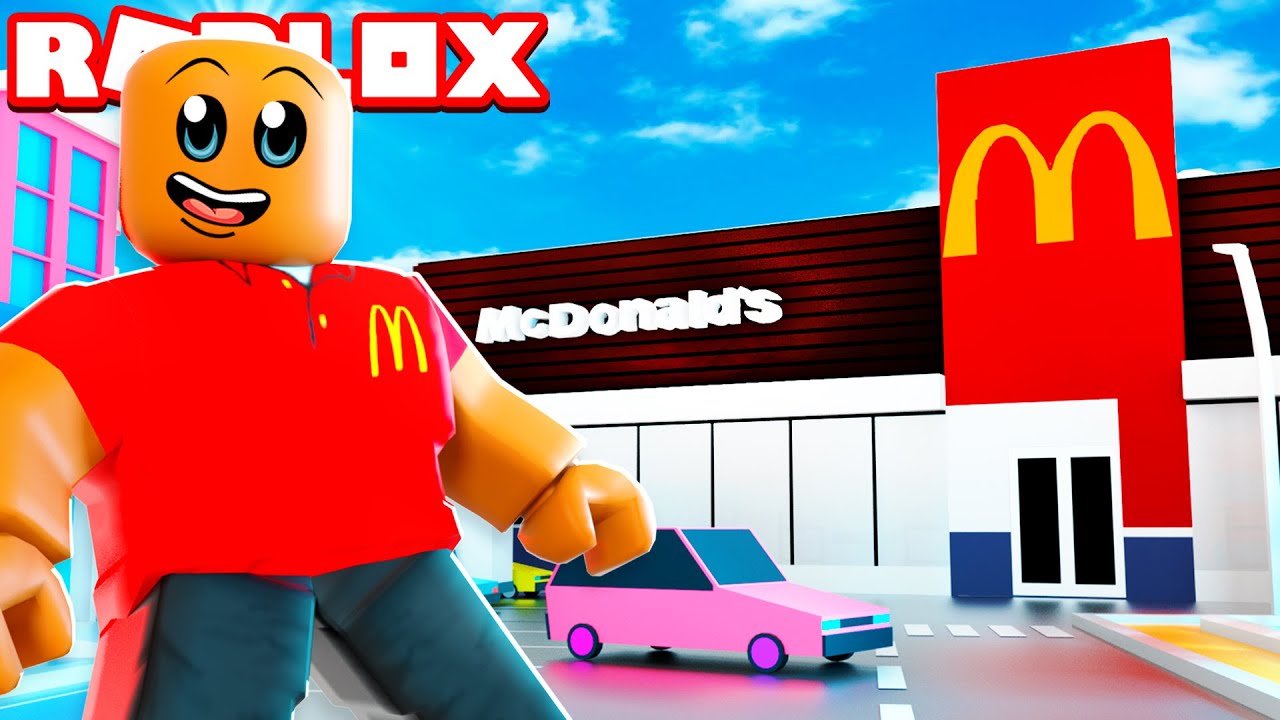 CONSTRUIMOS UN MCDONALD'S EN ROBLOX TROLL 😃
