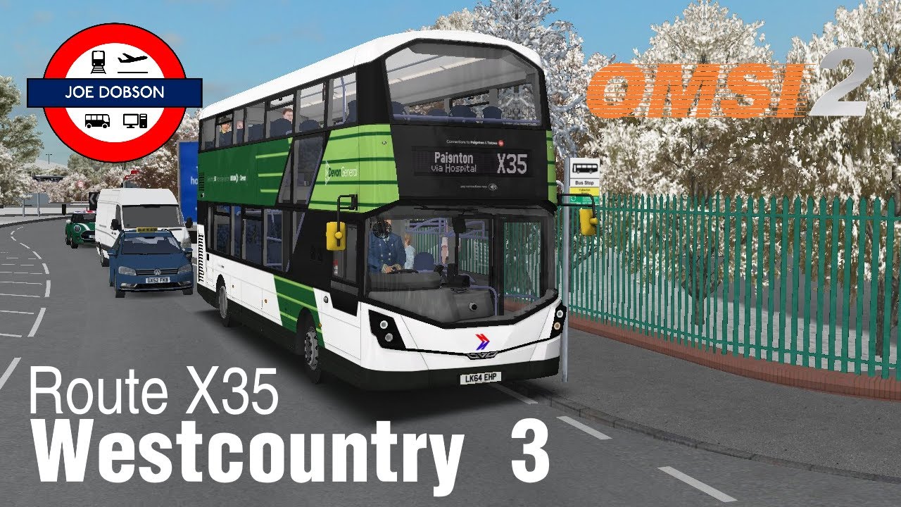 OMSI 2 | Westcountry 3 | Route X35 | Wright Gemini 3 | Heritage Livery