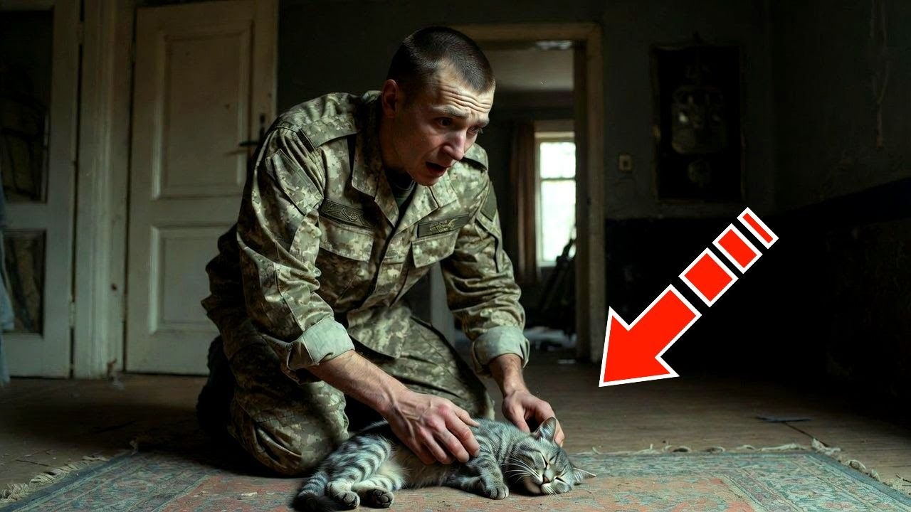 Солдат вернулся домой и нашёл свою кошку, умирающую от голода  То, что он сделал шокирует