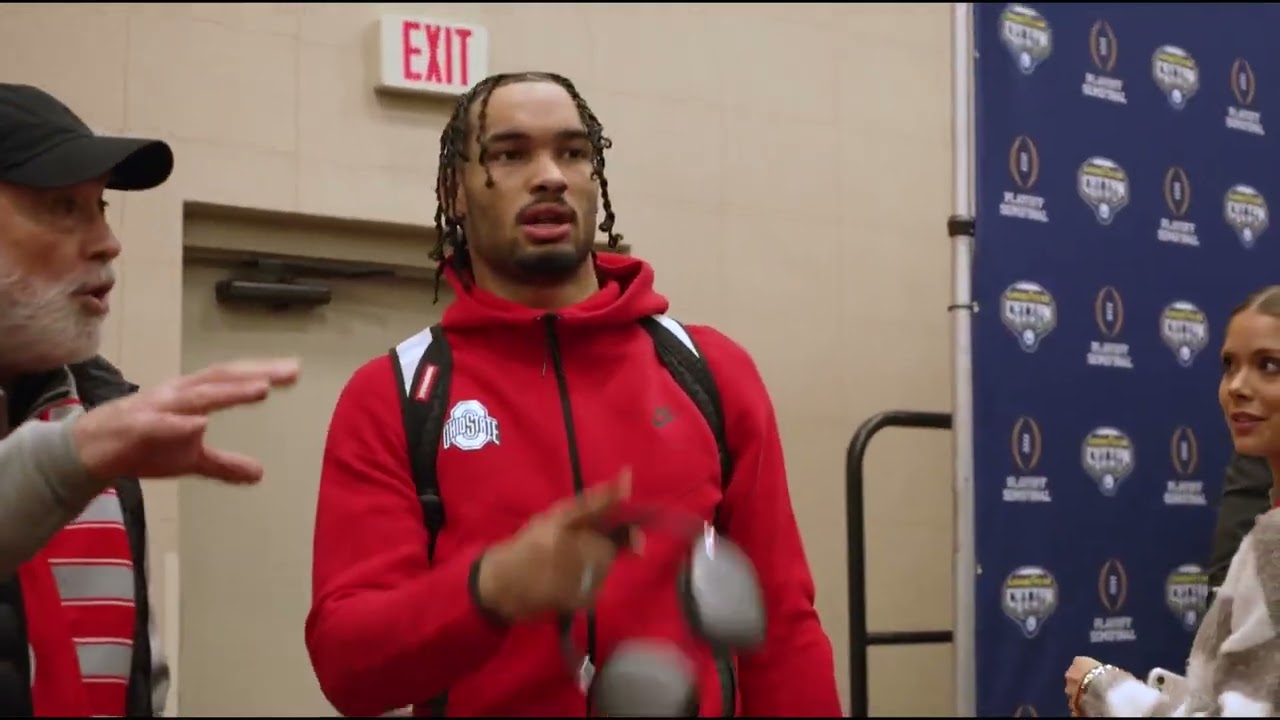 The Ohio State Buckeyes Arrive at the 2025 Cotton Bowl