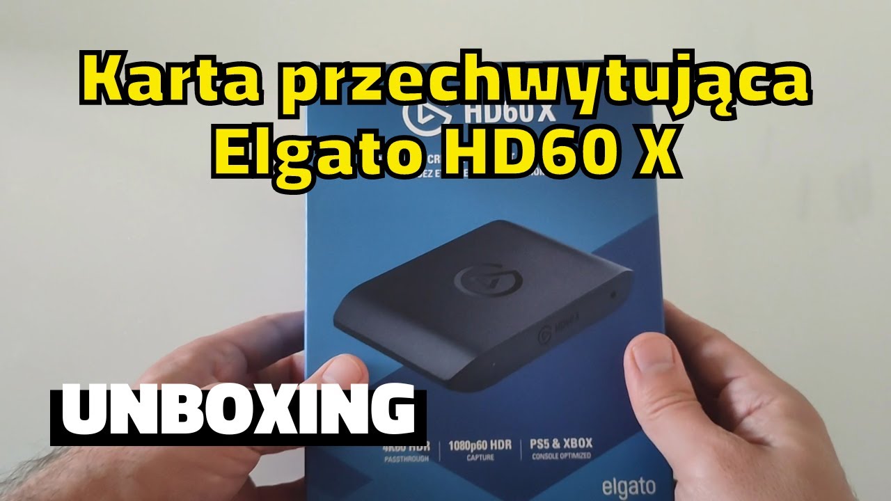 Karta przechwytująca➡️ELGATO Game Capture HD60 X #unboxing