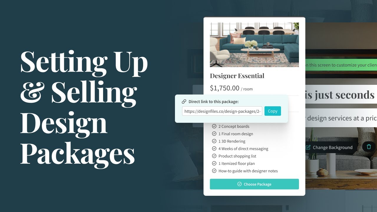 DesignFiles.co - Setting Up and Selling Design Packages
