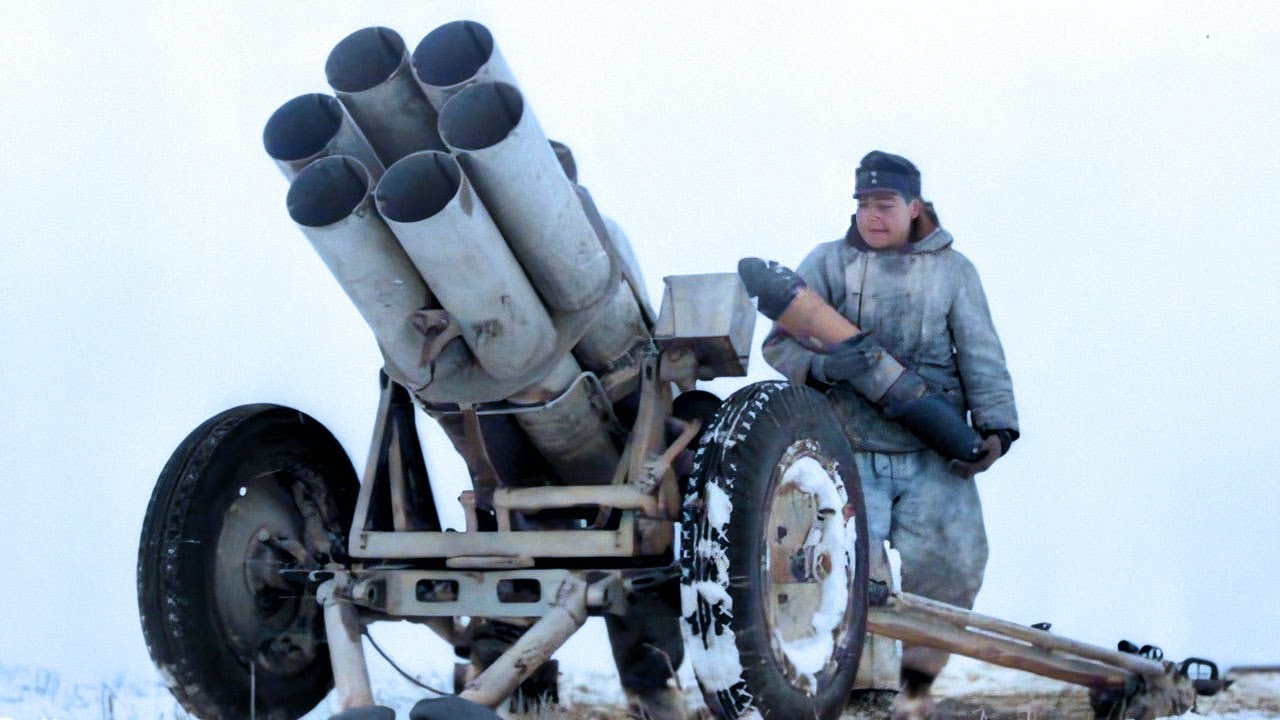 Germany's Terrifying Secret Rocket Launcher - The Nebelwerfer