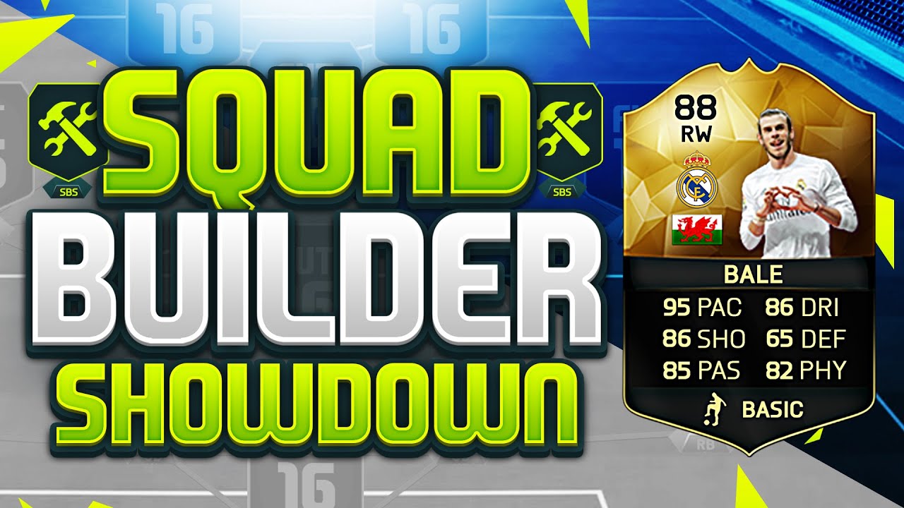 FIFA 16 SQUAD BUILDER SHOWDOWN!!! INFORM GARETH BALE!!! Fifa 16 Squad Builder Duel