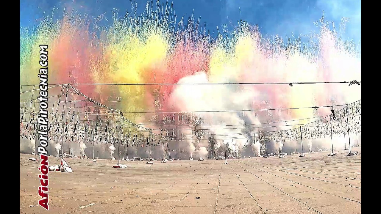 Pirotecnia Tamarit, Mascletá n 16, Visión con 4 cámaras, ESPECTACULAR