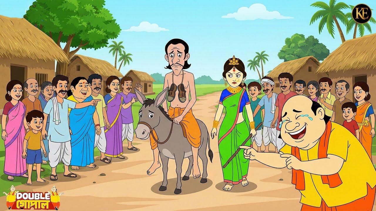 গাধার ওপর বসা মন্ত্রী! গোপাল দাদা পুরো গ্রামে করাল অপমান | Gopal Bhar | Best Of Gopal Bhar